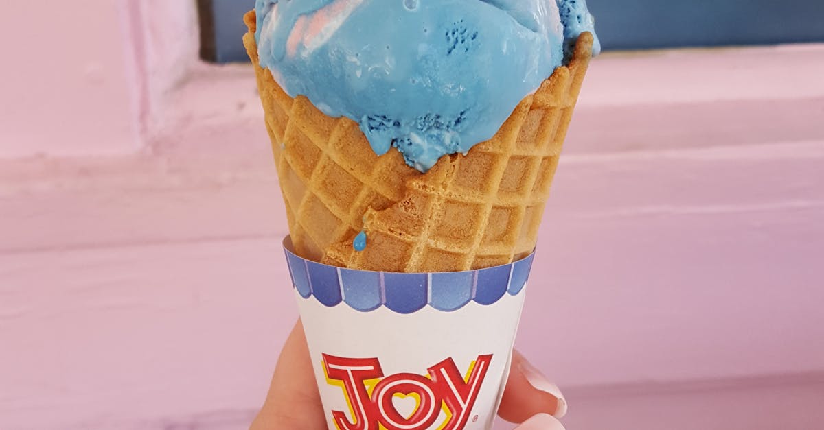 Free stock photo of ice cream, ice cream cone