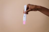 White and Purple Pregnancy Test Kit