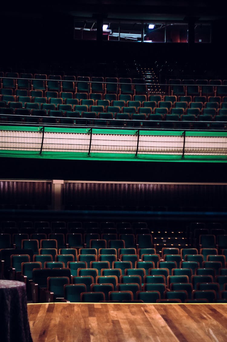 Empty Seats Of Concert Hall