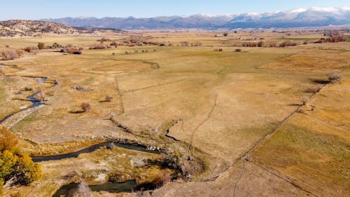 Fotos de stock gratuitas de campo, foto con dron, fotografía aérea