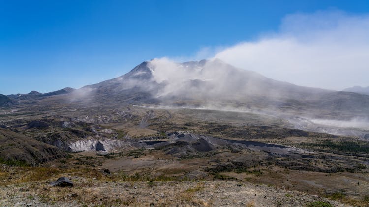 Fog On Mount St. Helens