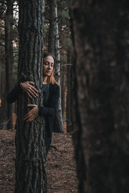 Free Woman Hugging Tree Trunk in the Forest







 Stock Photo