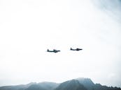 Grayscale Photography of Gray Airplanes