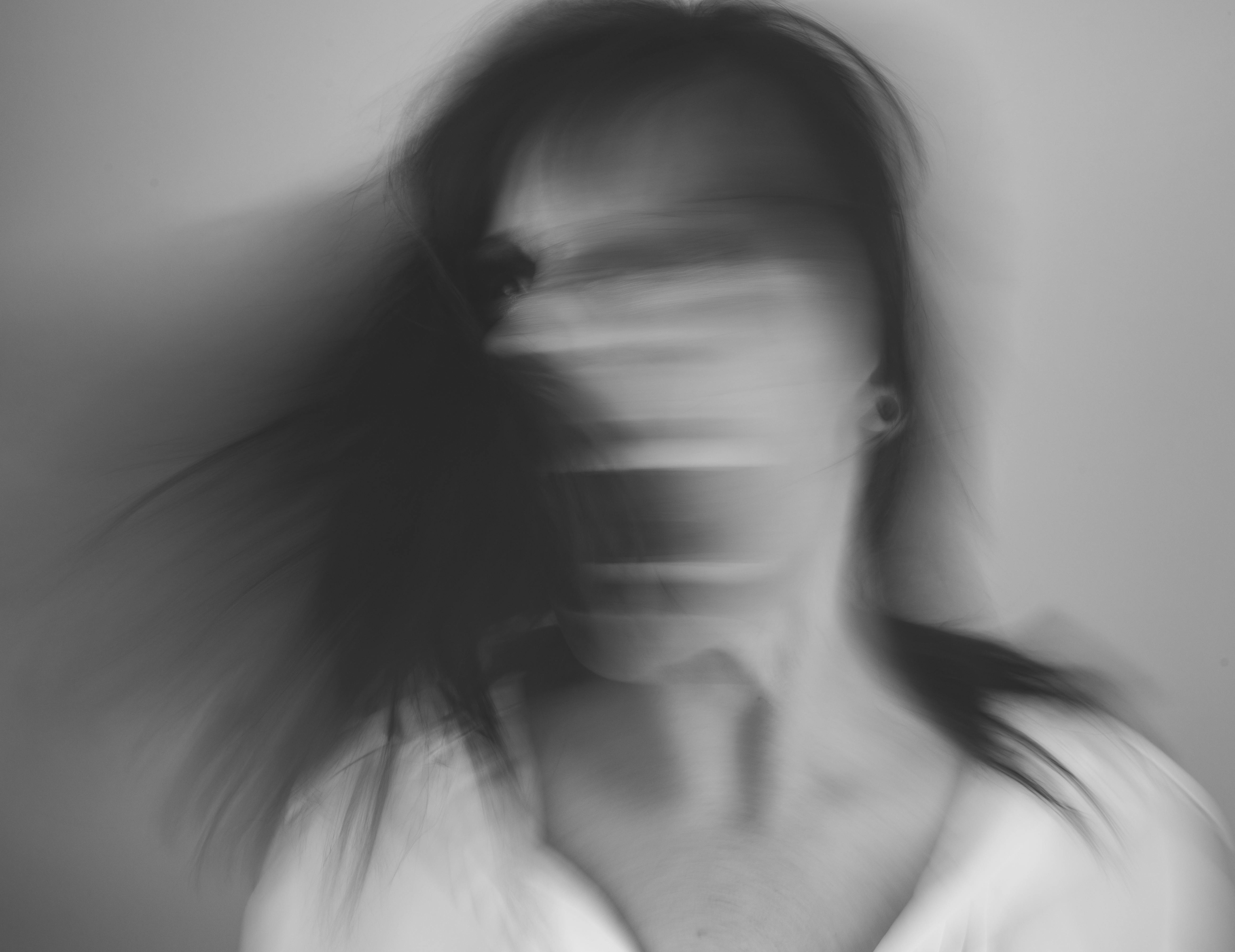 Blurred Portrait of Screaming Person · Free Stock Photo