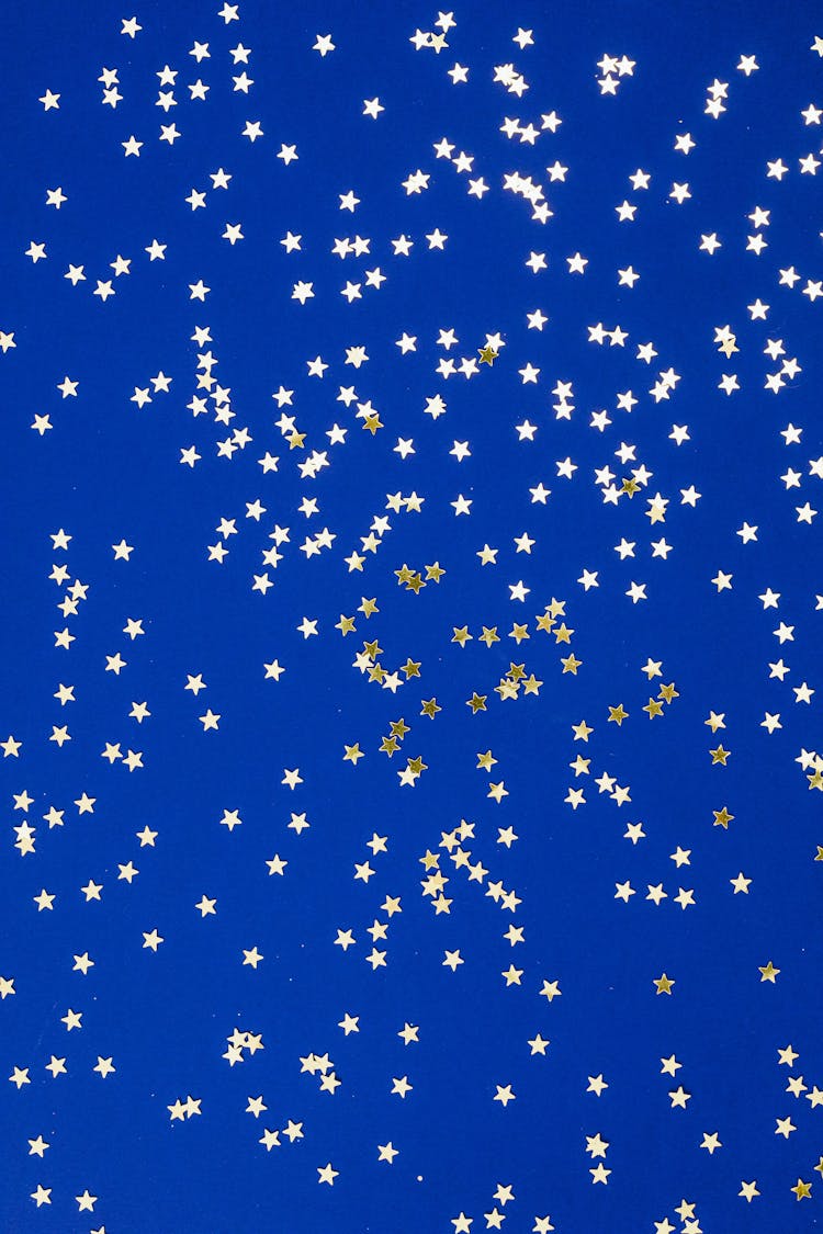 Stars On A Blue Background