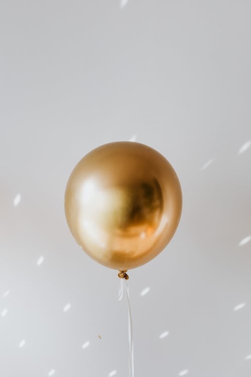 Photo of a Golden Balloon