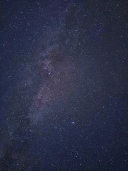 夜空中银河系的美丽，充满了无数的星星