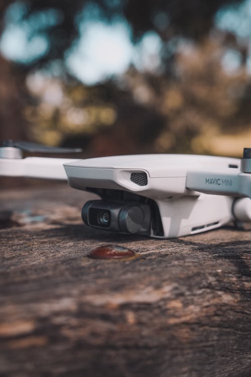 Close-Up Shot of a Drone Camera 