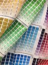 White Blue and Yellow Textile