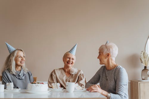 Photo of Elderly Women Having Conversation