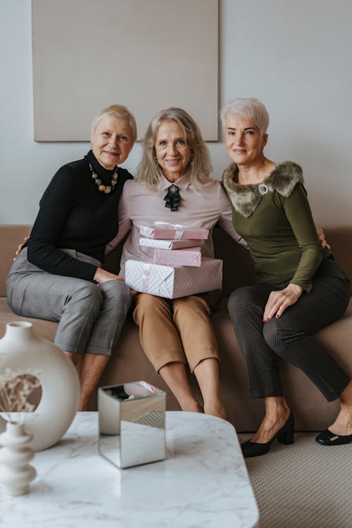 Free Photo of Elderly Women Sitting Together Stock Photo