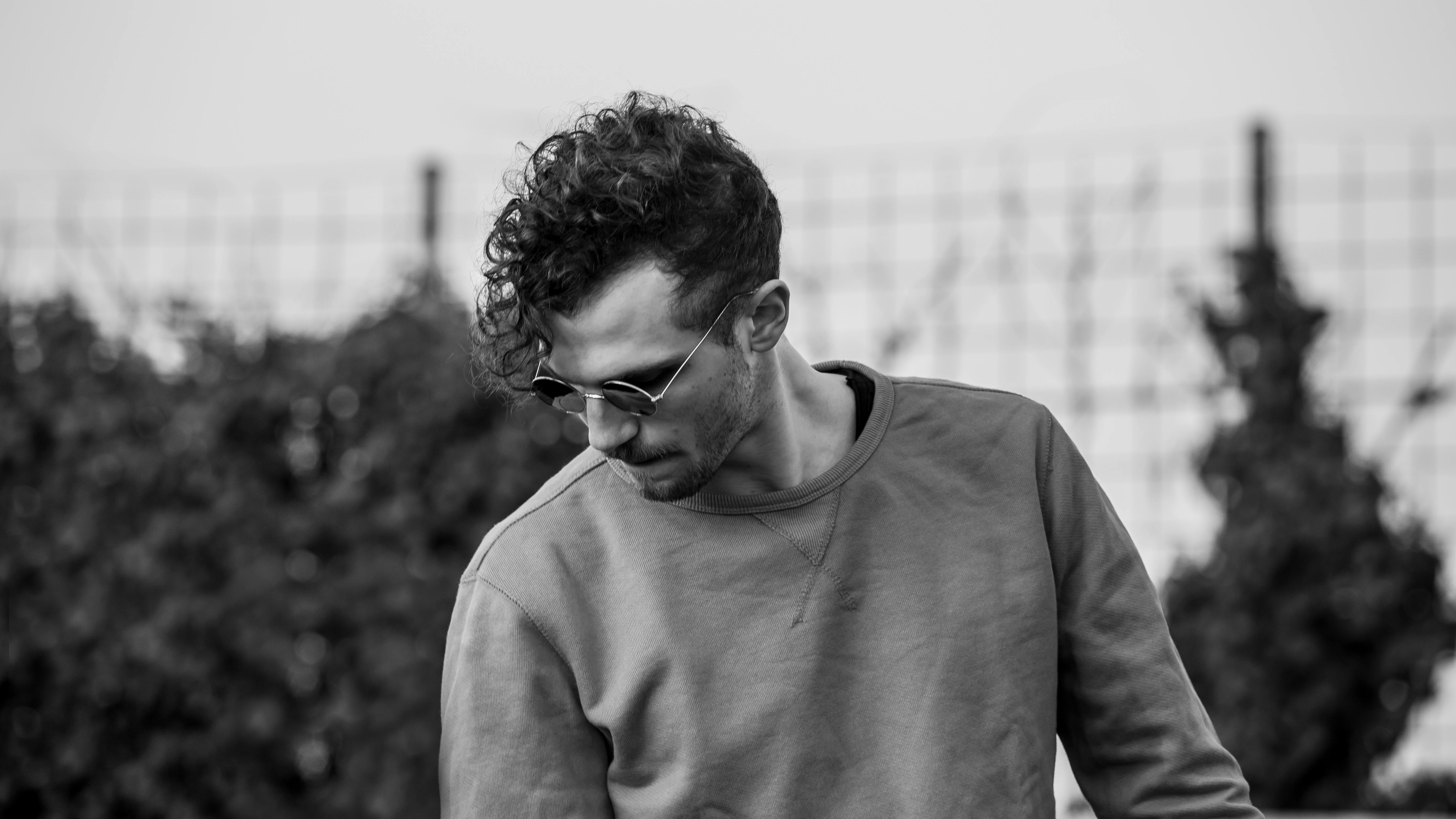 Free stock photo of black and white, man, portrait