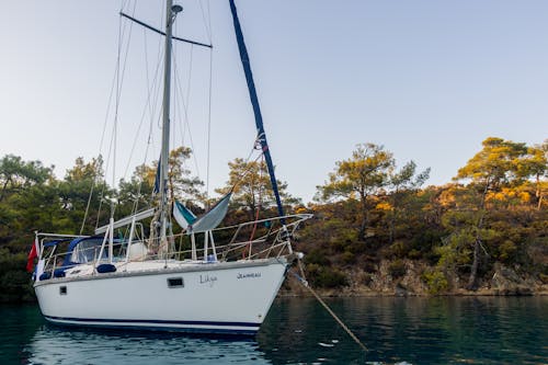 A Sailboat in a Lake