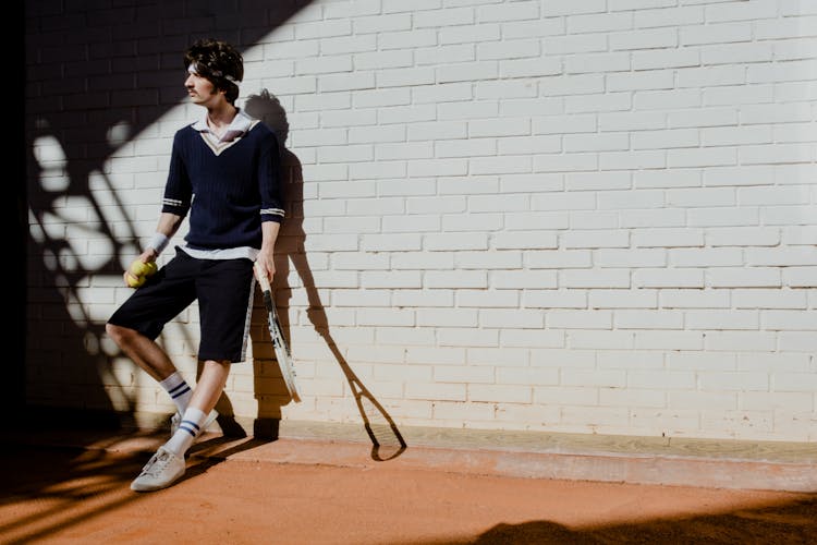 Tennis Player In Sportswear