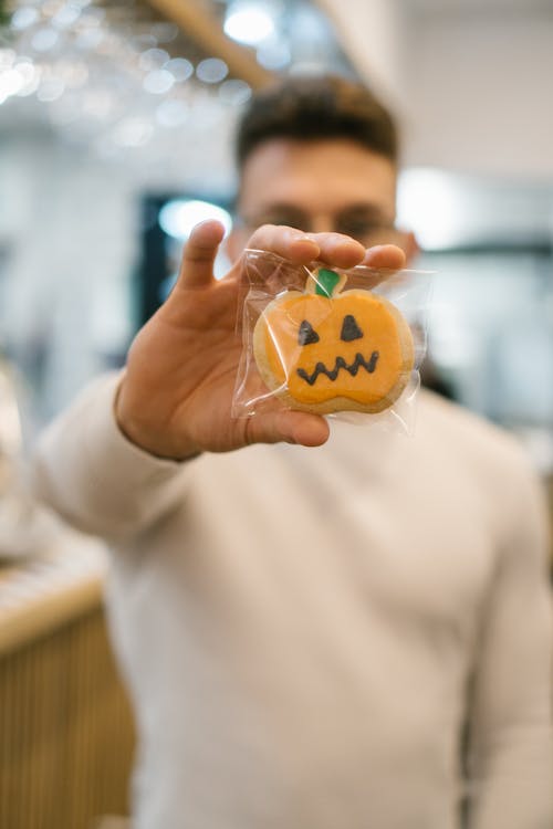 Gratis stockfoto met cookie, eten, Halloween pompoen