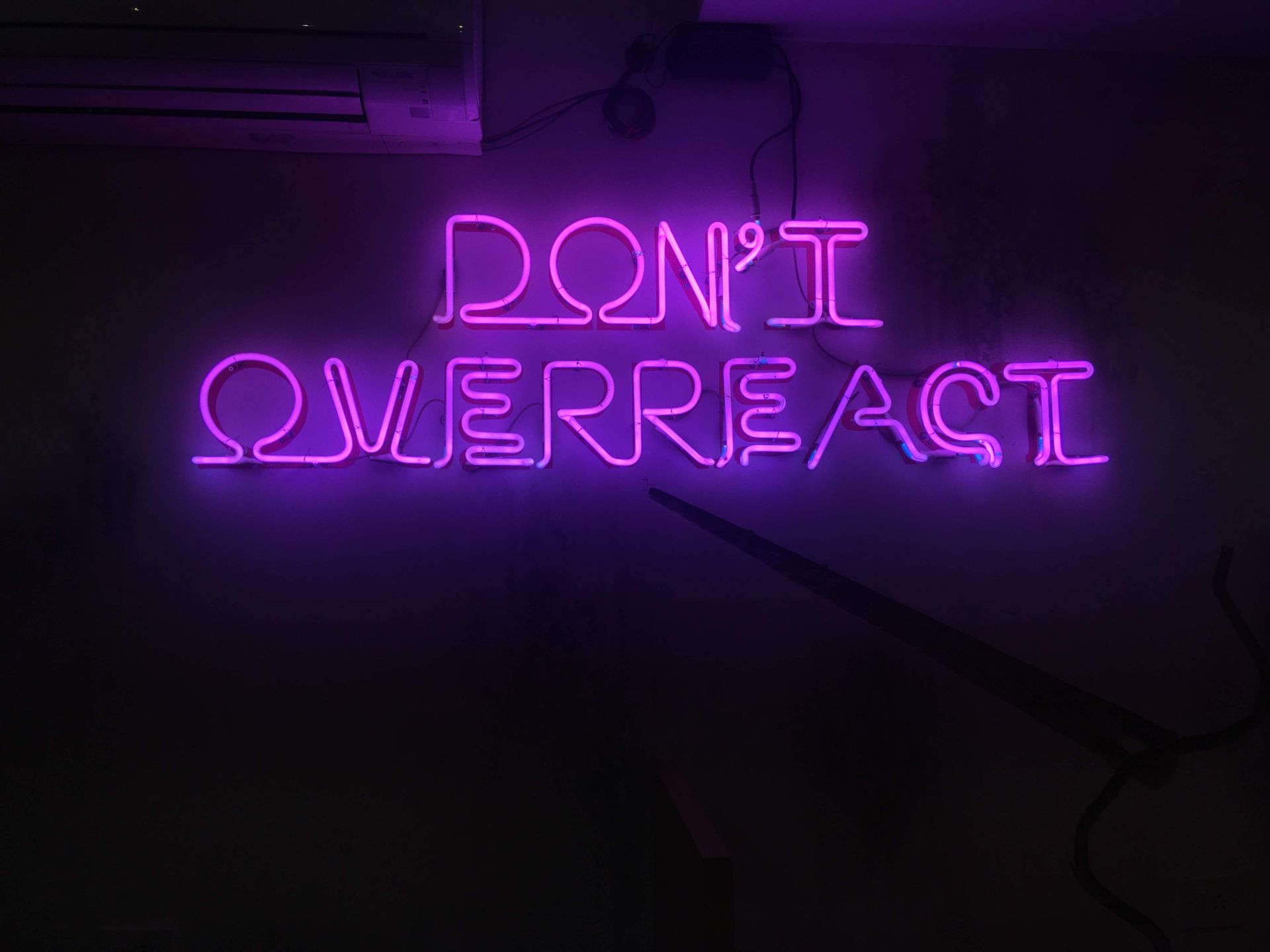 Neon Fluorescent Signage Photo