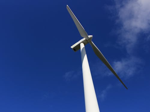 Free White Wind Turbine Under Blue Sky Stock Photo