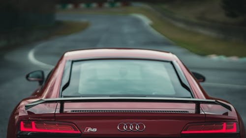 Immagine gratuita di audi, auto di lusso, auto rossa