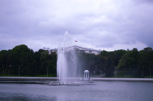 Free stock photo of fountain