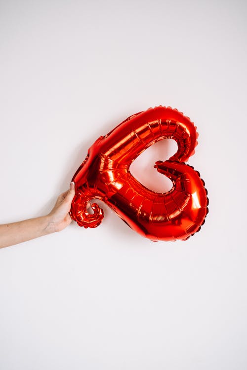 Free Red Heart Balloon Stock Photo