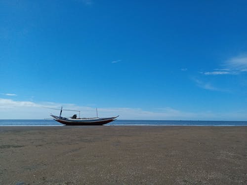 Free stock photo of beach, boat, sea
