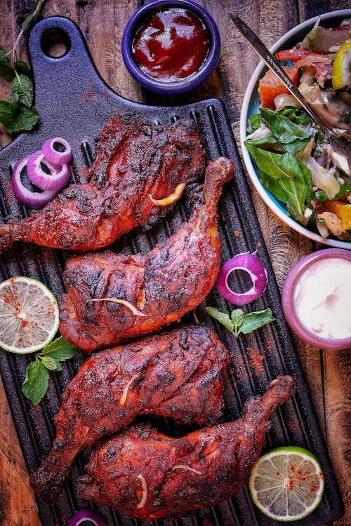 Free stock photo of barbecue, chicken, chickenfry