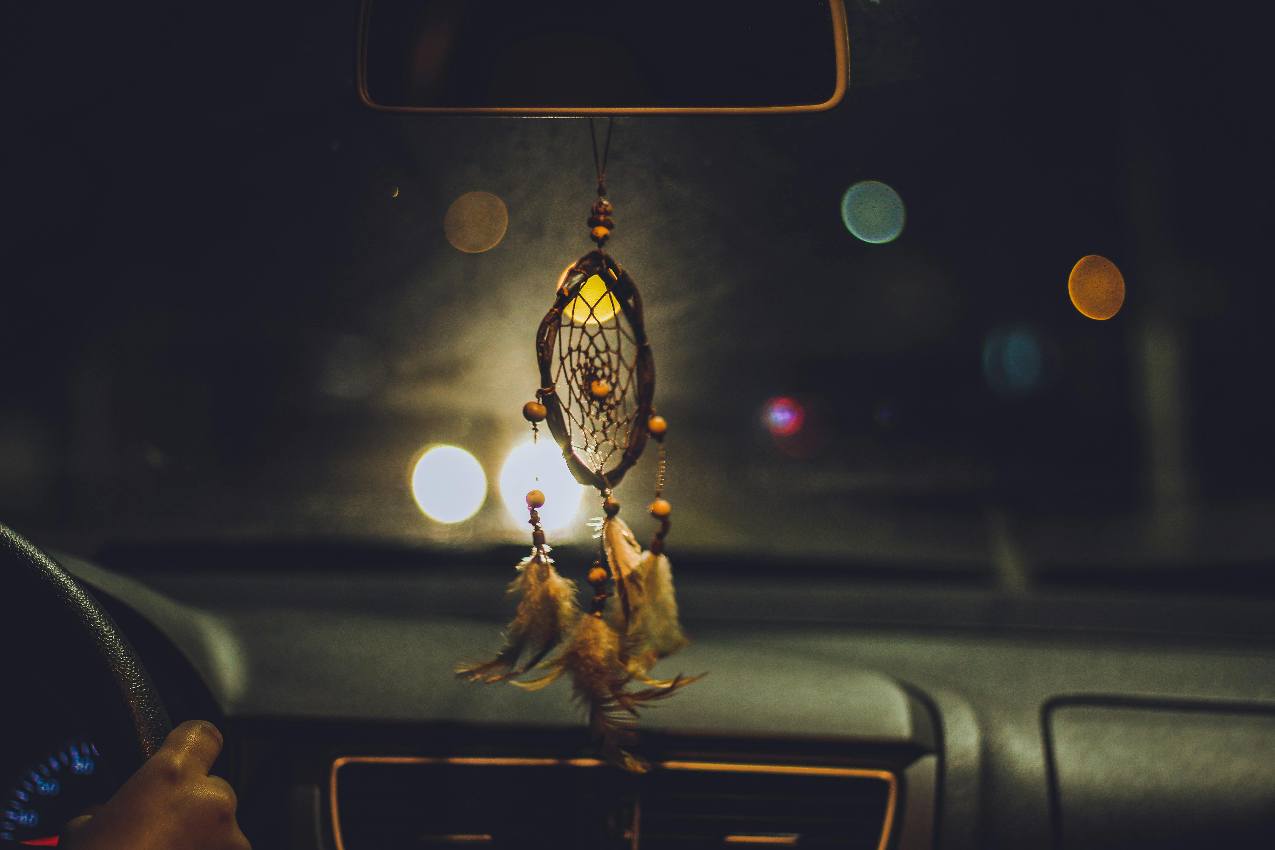 Free stock photo of car, dream catcher, driving