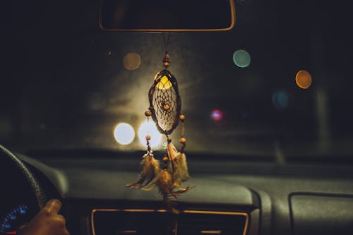 Free stock photo of car, dream catcher, driving