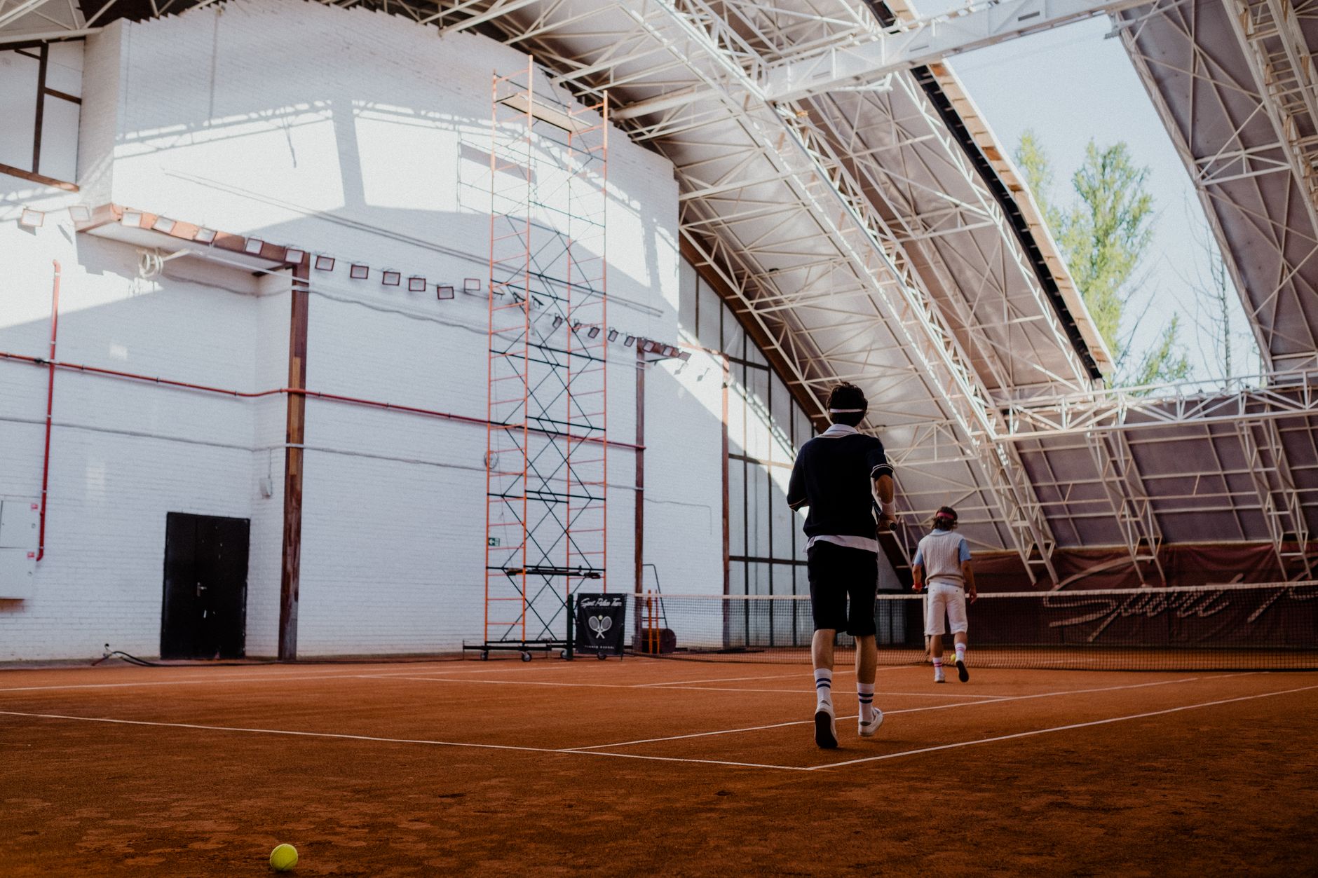Cours de tennis à l'essai pour enfants