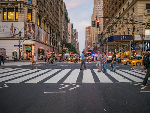 タクシー, トラフィック, ニューヨークの無料の写真素材