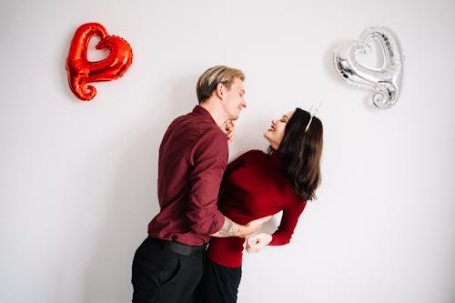 Základová fotografie zdarma na téma balóny, den sv. Valentýna, dvojice