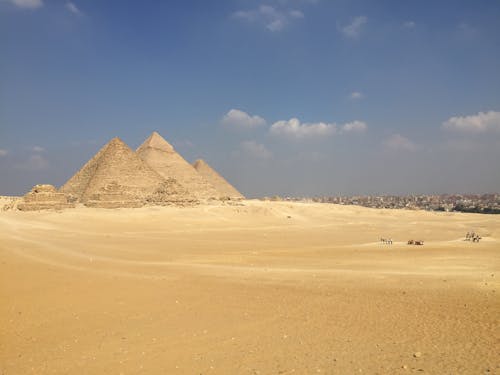 Gratis stockfoto met attractie, de grote piramide van gizeh, Egypte Stockfoto
