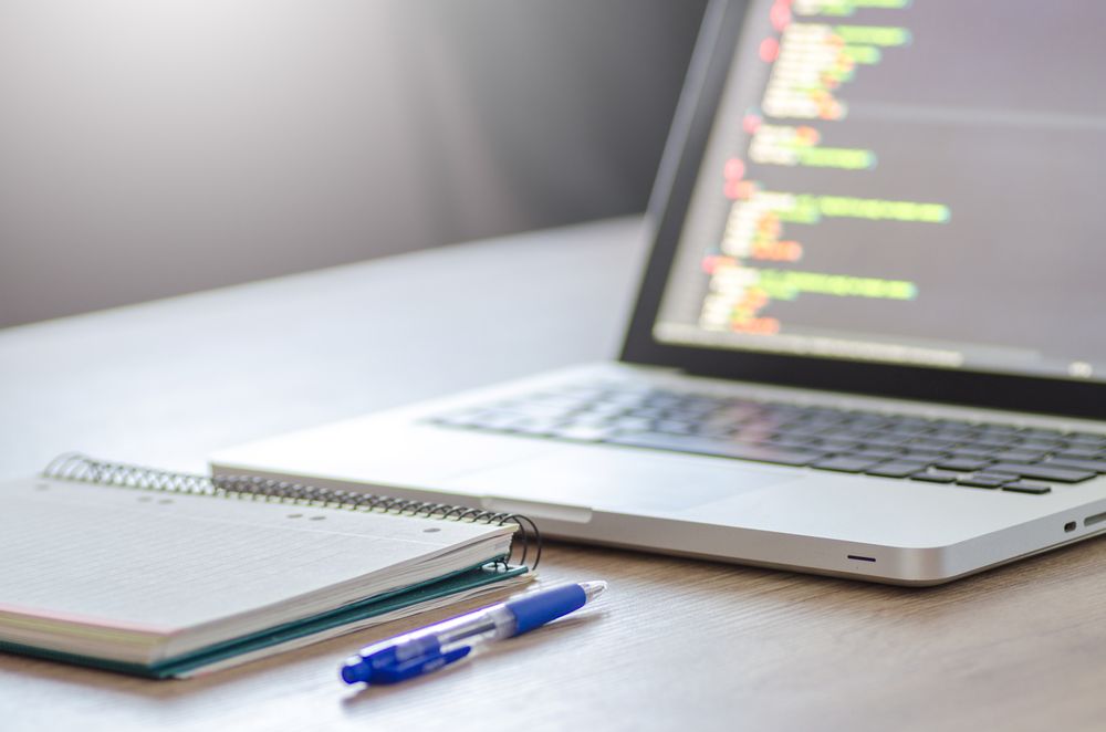Clean laptop workspace for Google Workspace and productivity tools
