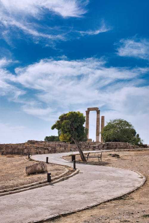 Path and Roman Columns