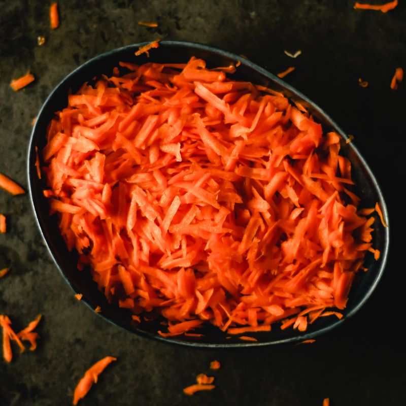 Tunisian Carrot and Beet Slaw with Harissa Oil