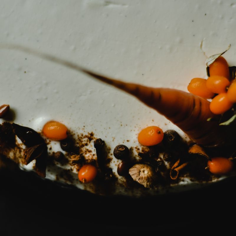 Roasted Carrot and Cream Cheese Tart