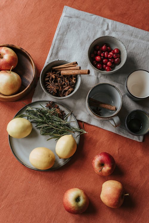 Photo Of Fruits And Spices On Table