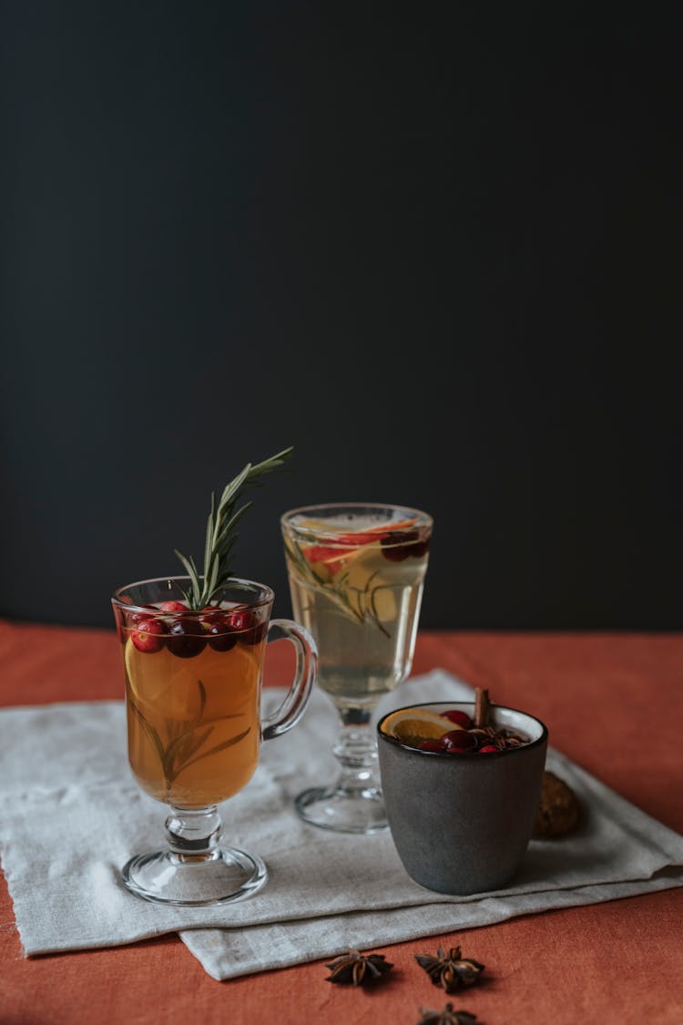 Beverages With Fresh Cranberries