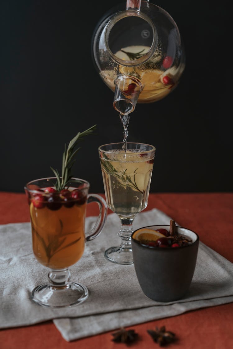 Beverages With Fresh Cranberries