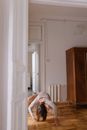 Person Lying on Bed Near White Wall