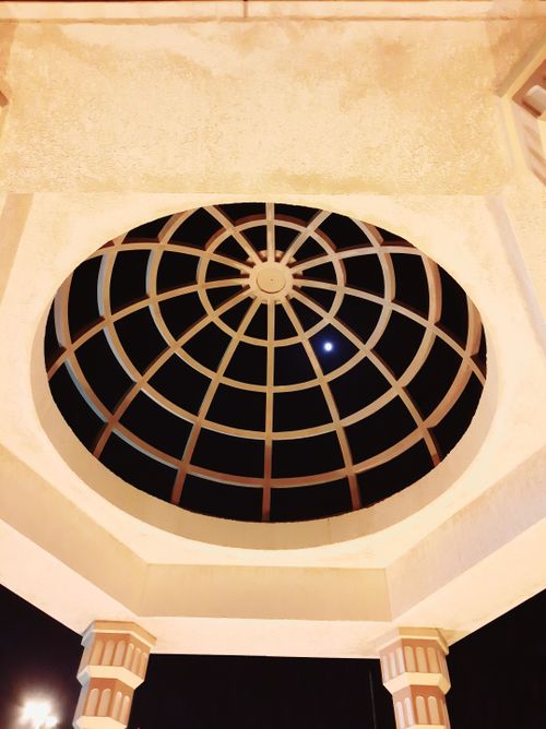 Free stock photo of ancient roof, moon Stock Photo