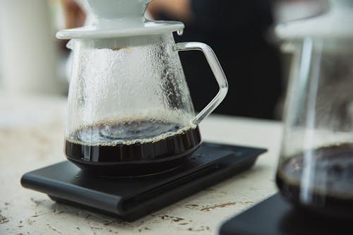 Free Alternative coffee brewing in cafe Stock Photo