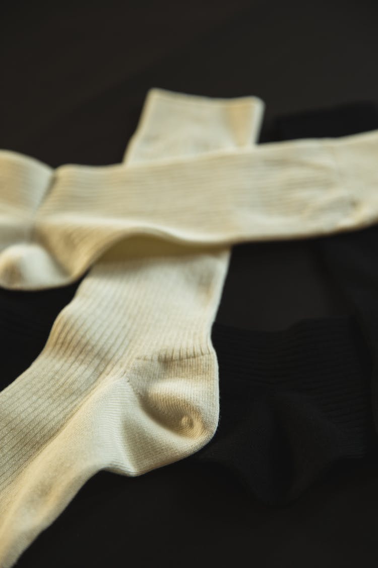 Pair Of Socks With Long Upper Part