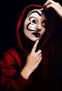 A Person Wearing a Mask