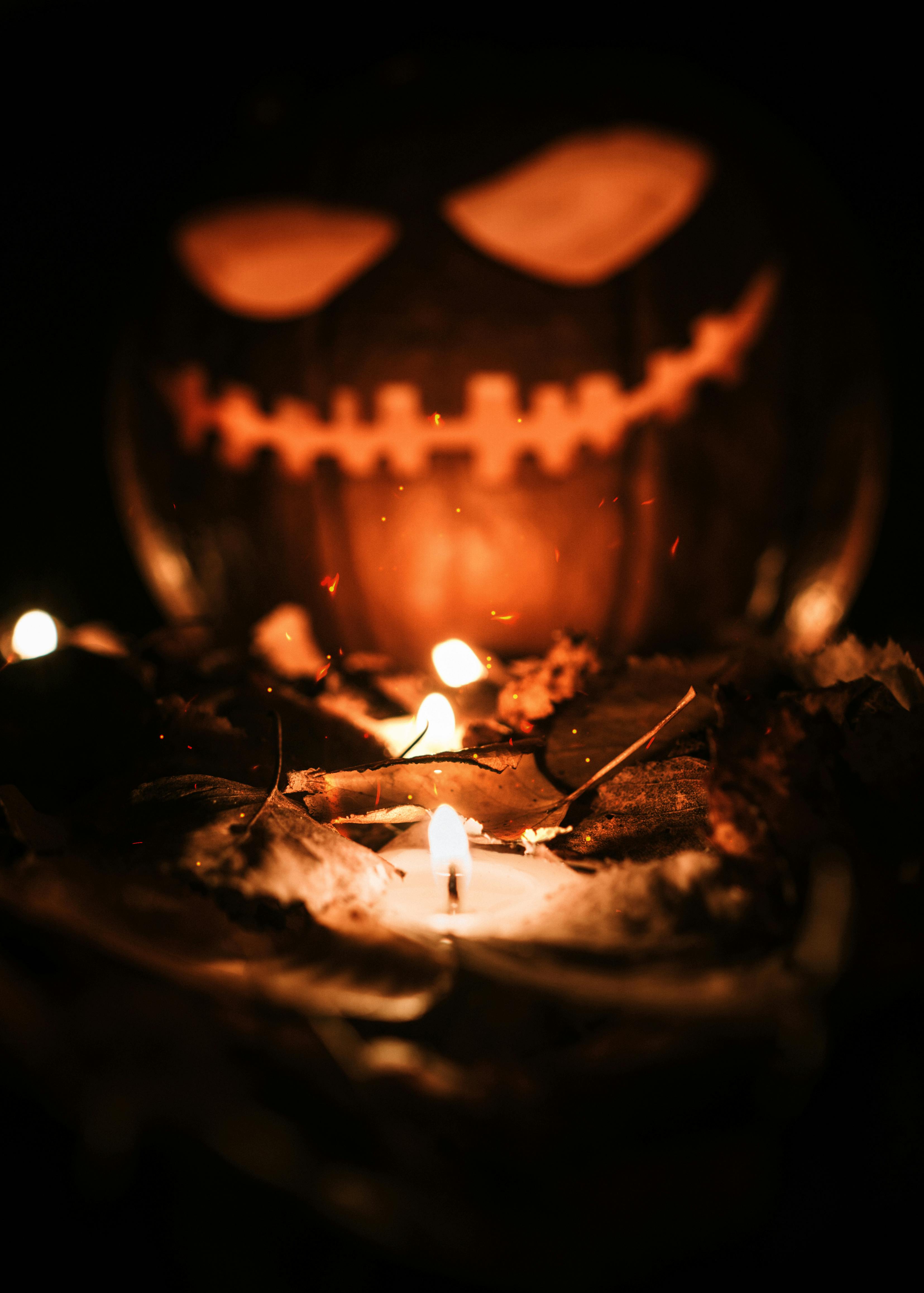 Halloween ArtCenter black ghost happy happy halloween orange  orangelight HD phone wallpaper  Peakpx