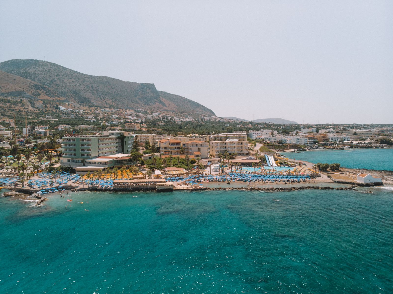 Greek seaside resort with private beach