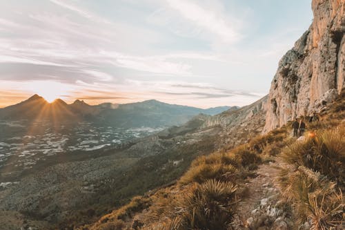 Gratis lagerfoto af bjerge, gylden time, himmel