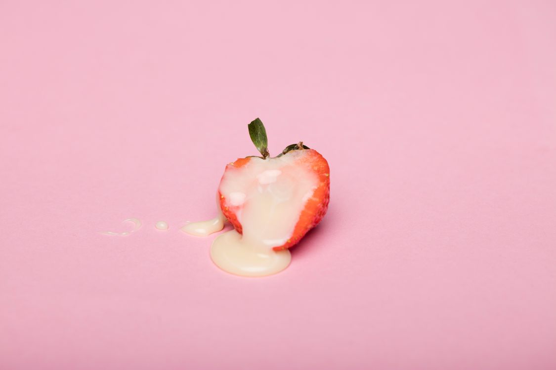 Sliced Strawberry in Close Up Shot · Free Stock Photo