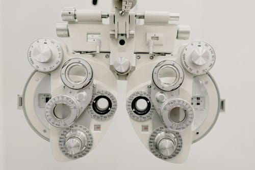 Modern professional equipment for checking eyesight