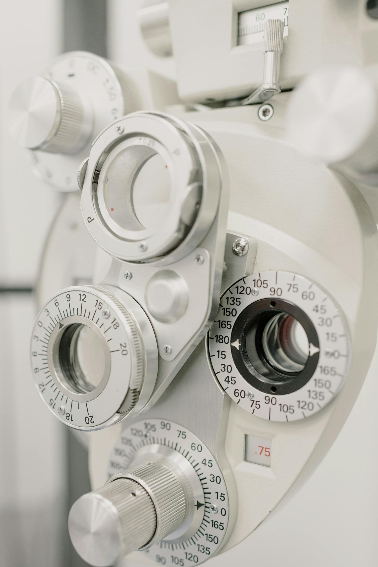Optician Clinical Testing Machine In Hospital Free Stock Photo optician-clinical-testing-machine-in-hospital-free-stock-photo